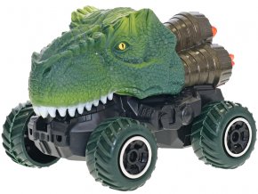 Dinoworld auto/dinosaurus 12,5 cm zpětný chod