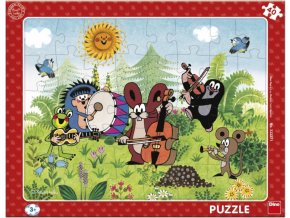 Puzzle deskové 40 dílků KRTEK A KAPELA