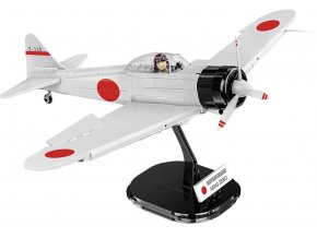 World War II WW Mitsubishi A6M2 Zero-Sen, 1:32, 347 kostek, 1 figurka