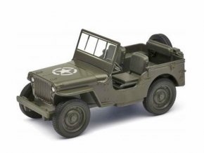 Jeep Willys MB 10,5 cm kov zpětný chod