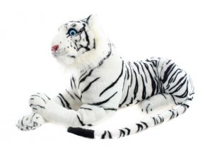 Plyš Tygr bílý 70 cm