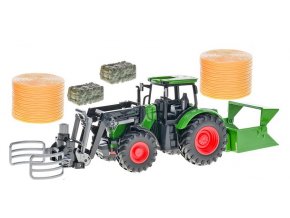 Farming traktor volný chod 30 cm s doplňky 7 ks v krabičce