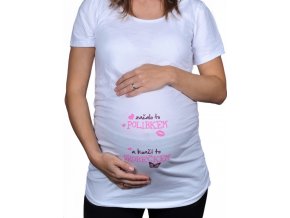 Těhotenské tričko - Začalo to polibkem