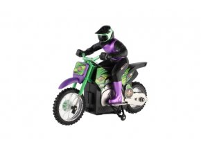 Motorka RC plast 22 cm 2,4GHz na dálkové ovládání na baterie v krabici