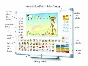 Kalendár magnetický - Škôlka 114 ks magnetiek v kartóne SK verze