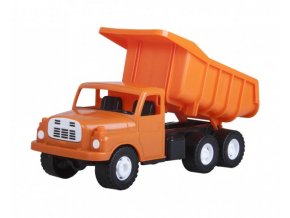 Auto TATRA 148 plast 30 cm oranžová sklápěč v krabici