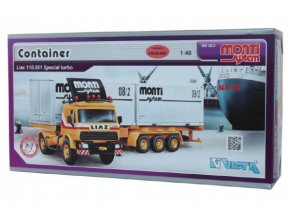 Stavebnice Monti System MS 08.2 Container Liaz 1:48 v krabici