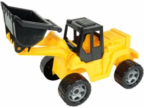 Nakladač žlutočerný Giga Trucks plast 62 cm v krabici