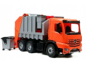 Auto popelář plast 72 cm 3-osý Mercedes Actros v krabici