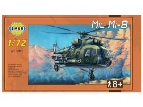 Model Mil Mi-8 1:72 25,5x29,5 cm v krabici