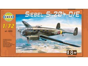 Model Siebel Si 204 D/E 1:72 29,5x16,6 cm v krabici