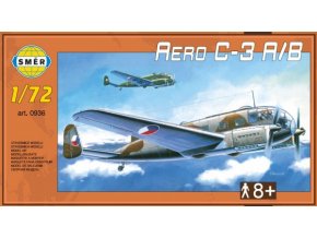 Model Aero C-3 A/B 1:72 29,5x16,6 cm v krabici