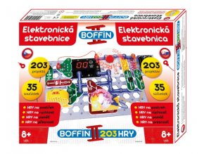 Stavebnice Boffin II. 203 elektronická 203 projektů na baterie 35 ks