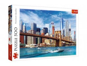 Puzzle Výhled na New York 500 dílků 58x34 cm