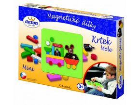 Magnetické dílky mini KRTEK dřevo 27 ks v krabici