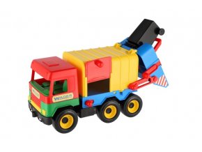 Auto middle Truck popelář plast 41 cm Wader v sáčku