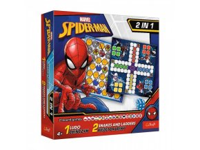 Soubor her 2v1 Člověče, nezlob se, Hadi a žebříky SPIDER-MAN