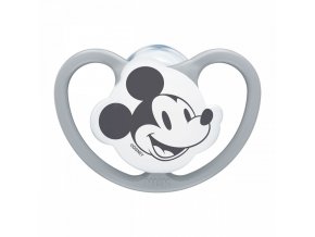 Šidítko Space NUK 0-6 m Disney MICKEY Mouse šedá