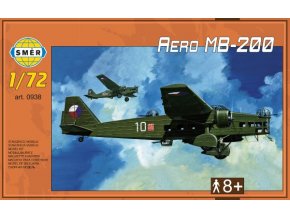 Model Aero MB-200 1:72 22,3x31,2 cm v krabici
