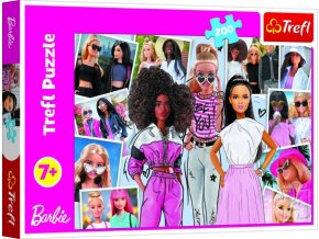 Puzzle Ve světě Barbie 200 dílků 48x34 cm