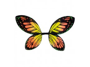 Křídla motýl - oranžové