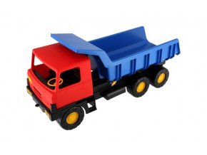 Auto TATRA 815 korba modrá kabina červená plast 75 cm