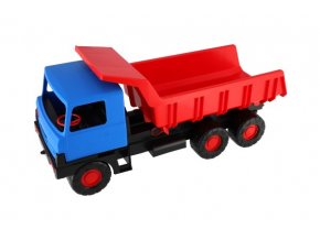 Auto TATRA 815 korba červená kabina modrá plast 75 cm