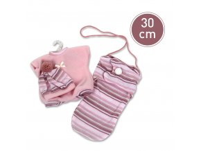 3-dílný obleček pro panenku miminko velikosti 30 cm