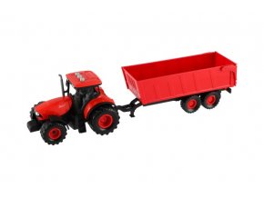 Traktor ZETOR  s valníkem plast 36 cm na setrvačník na bat. se světlem se zvukem