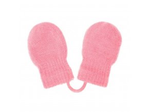 Dětské zimní rukavičky světle růžové