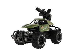 Auto RC buggy vojenské 35 cm plast 2,4GHz + dobíjecí pack