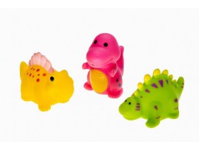 Dinosaurus 3 ks do vody stříkací plast 7-9 cm