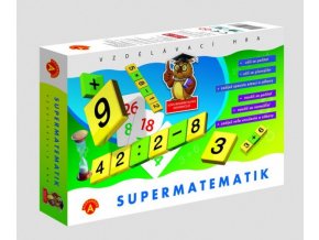 Supermatematik společenská hra naučná v krabici