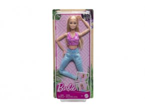Barbie v pohybu - Blondýnka v modrých legínách