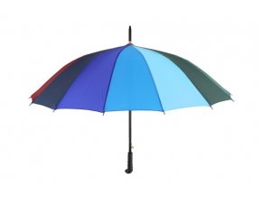Deštník vystřelovací duhový 78 cm kov/látka v sáčku