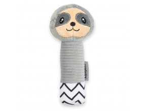 Dětská pískací plyšová hračka s chrastítkem Sloth