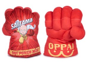 One-Punch Man rukavice plyšová 21 cm Saitama