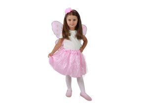 Kostým TUTU motýl růžový