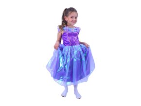 Dětský kostým fialová princezna (M)