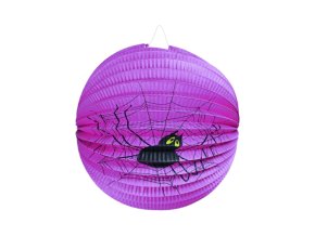 Lampion Halloween pavouk 25 cm