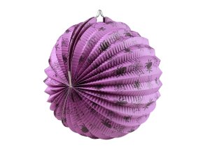 Lampion Halloween pavouci 25 cm