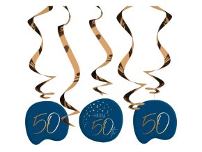 Dekorace na zavěšení 50.narozeniny - 5 ks