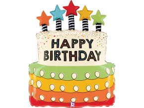 25212 Candle Stars BDay Cake