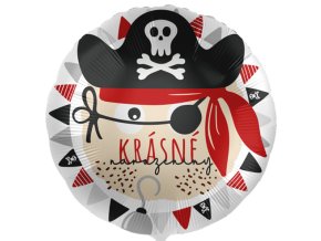 BALONEK foliovy Krasne narozeniny Pirat 4670299CZE