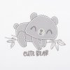 2-dílná kojenecká bavlněná soupravička Cute Bear