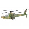 Helikoptéra vojenská 20 cm kov zpětný chod na baterie se světlem a zvukem