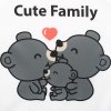 Dětské křeslo z Minky Cute Family šedé