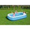 Dětský nafukovací bazén rodinný 262x175x51 cm modrý