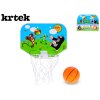 KRTEK basketbalový koš 33x25 cm s míčem 9 cm v krabičce