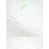 Kojenecký polštář - klín bílý Luxe s aloe vera 30x38 cm do kočárku